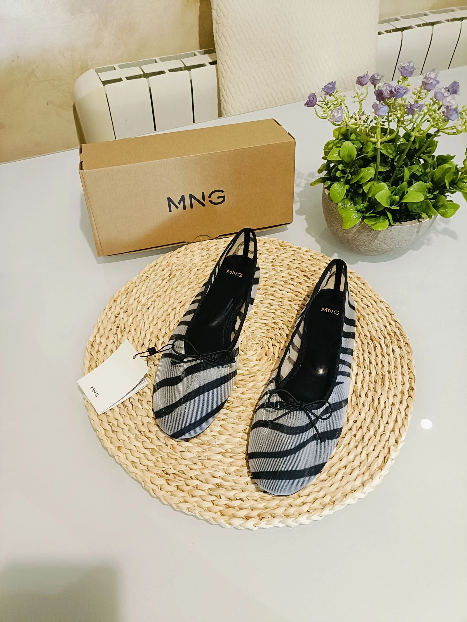 Mango mesh ballerina voor dames maat 38 – photo 8